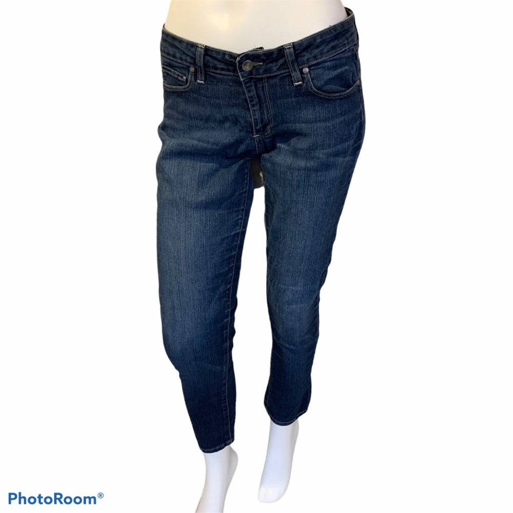 PAIGE Denim Peg Skinny Medium Wash Ankle Jeans - Size 28